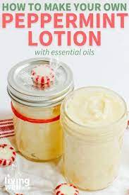easy homemade peppermint lotion