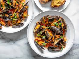 y steamed mussels with nduja recipe