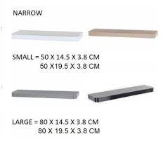 Narrow Floating Wall Shelve Shelf