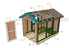 8x12 Gable Shed Roof Plans