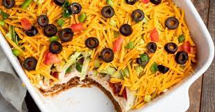 seven layer taco dip insanely good