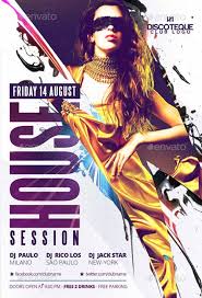 Download The House Session Club Flyer Psd Template