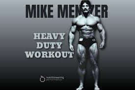 complete mike mentzer workout routine