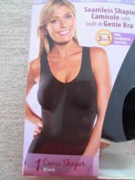 Black Cami Shaper With Built In Bra Size 1x