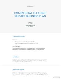 sle cleaning service business plan