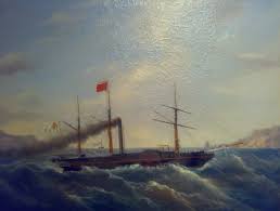 THE FIRST MEDITERRANEAN STEAM SHIP