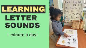learn letter sounds 1 minute a day