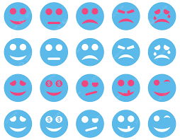 smile and emotion icons indiffe