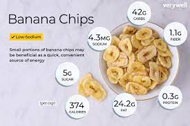 banana chip nutrition facts and health