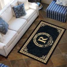 the monogrammed accent rug