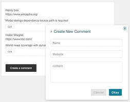 add edit comments using jquery