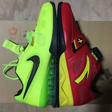 Anta Red Yellow Chinese Weightlifting Shoe