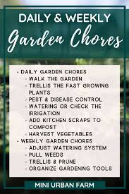 daily weekly garden cs the