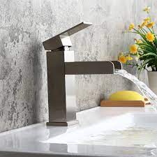 Waterfall Bathroom Sink Faucet
