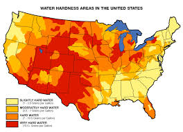 Water Hardness Map Of The United States H2o Distributors