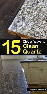 This single product safely disinfects the counters and cleans them, too. 15 Clever Ways To Clean Quartz