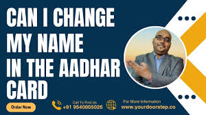 change name in aadhaar card