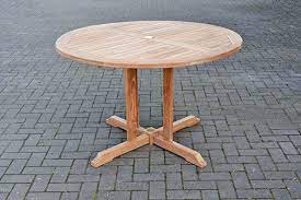 Round Teak Dining Table Circular