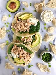 easy canned tuna tacos with scallion