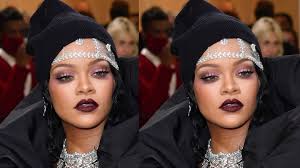 rihanna did her met gala makeup look