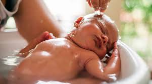 Bathing more than this can dry out your baby's skin. Baby S First Bath How To Bathe A Newborn