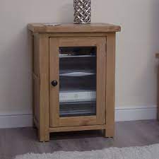 Rustic Solid Oak Furniture Hi Fi