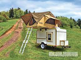 Pack up your atv, dirt bikes, or even motorcycle in the garage as you travel and when you get to your campsite unpack and turn your garage into a second living room or bedroom. Teardrop Camper How To Make Your Own Diy Teardrop Camper Ballistic Magazine