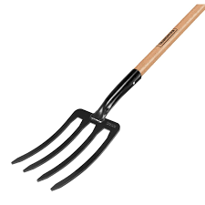 Forged Digging Fork 74cm Handle Black