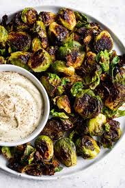 crispy smashed brussels sprouts with