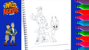 Wild kratts martin and cougar coloring pages. Coloring Wild Kratts Martin Coloring Book Pages Coloring Wild Kratts With Markers Youtube