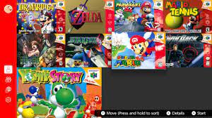 n64 collection goes live on nintendo