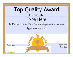 50 Free Amazing Award Certificate Templates Free Template