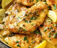 Easy Chicken Piccata gambar png