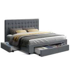 Avio Bed Frame Fabric Storage Drawers