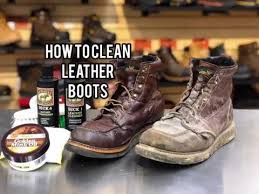 how to clean re leather boots