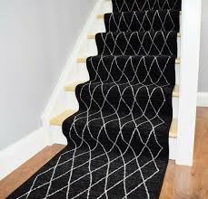 black trellis carpet runner mat lattice