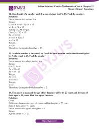 Concise Mathematics Class 6 Chapter 22