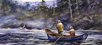 Fishing Art Canvas Prints Wall Art