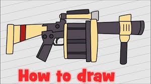 Most weapons will require you to have their specific bullet type to be able to use. How To Draw Fortnite Weapon Grenade Launcher Youtube