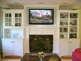 Paint Wall Behind Fireplace Built Ins