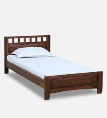mitsy solid wood single size bed in