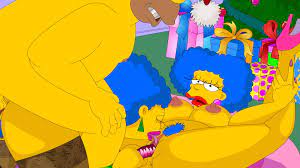 XXX Toon Oops: Patty and Selma Bouvier Pussy Eating in a 3some Party