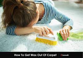 how to get wax out of carpet with one