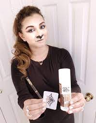 glamorous lion lioness halloween makeup