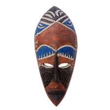 Unicef Market African Wood Wall Mask