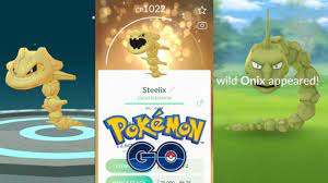 WORLDS FIRST 96%*SHINY LUCKY* ONIX EVOLUTION TO SHINY LUCKY STEELIX IN POKEMON  GO ADVENTURE WEEK - YouTube