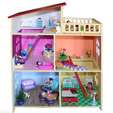 kit maison de poupée en bois à décorer