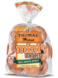 thomas mini bagels bite size treats