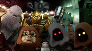 В спецвыпуске рей, финн, по, чуи, роуз и дроиды воссоединятся на экране для празднования дня жизни. Lego Star Wars Holiday Special And C3po S Best Friends Cbbc Newsround