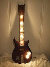 Hand Crafted Light Fixture Guitar Repurposed Vintage 1963